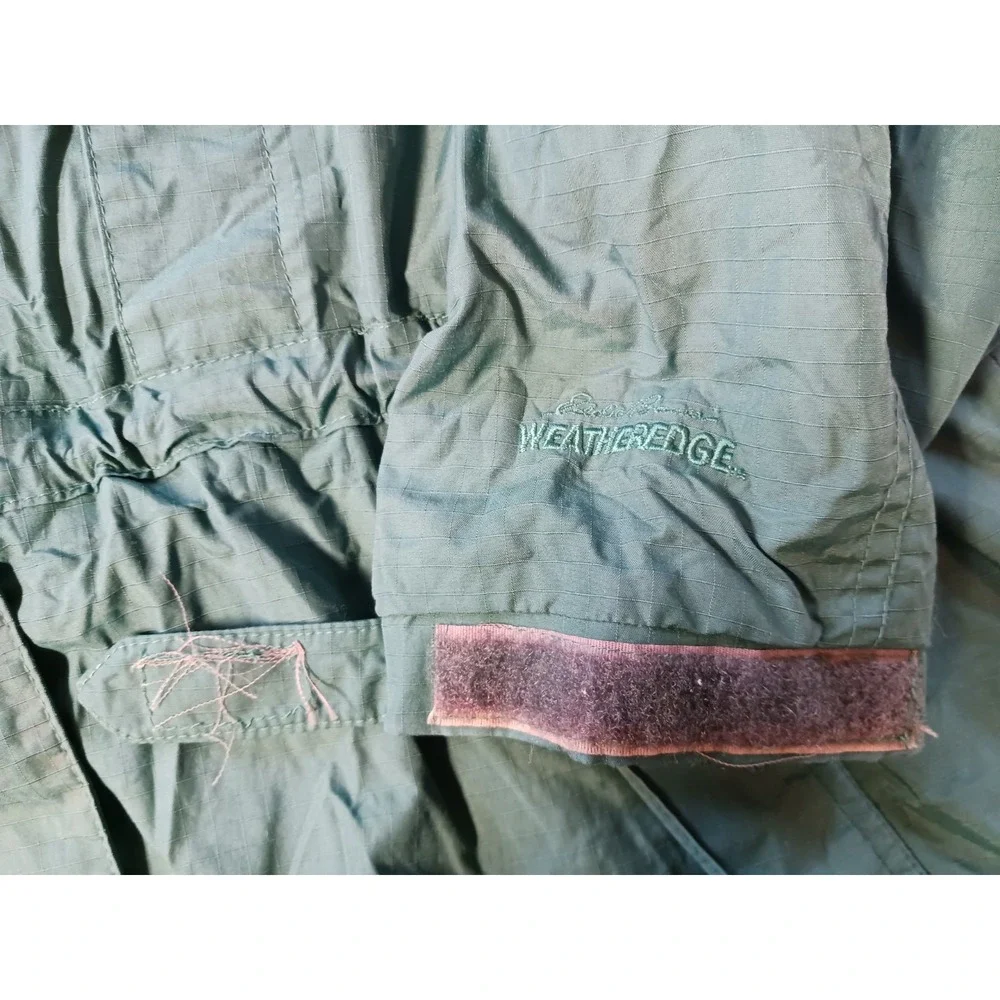 VTG Eddie Bauer Jacket Women's Large Weatheredge Rainfoil Insulated Parka Hooded